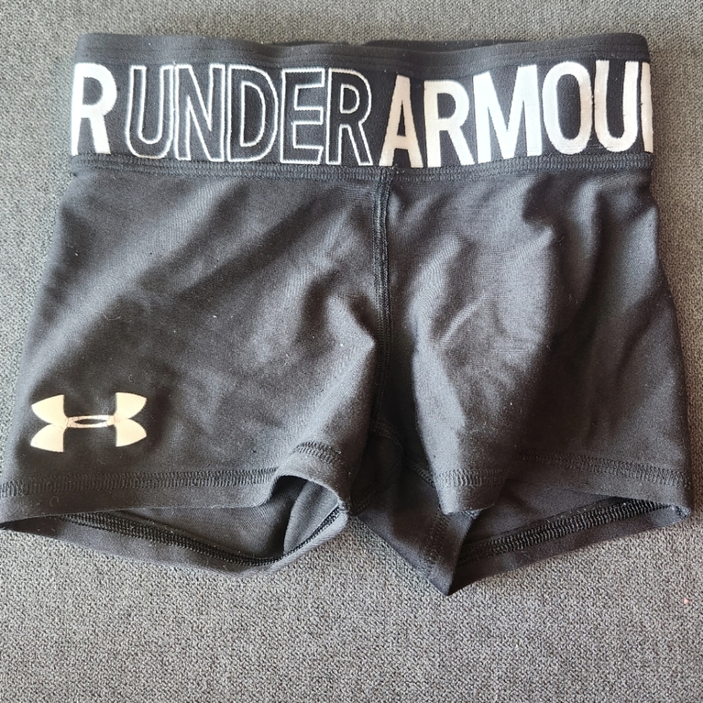 Under Armour spank shorts toddler girls 4T black